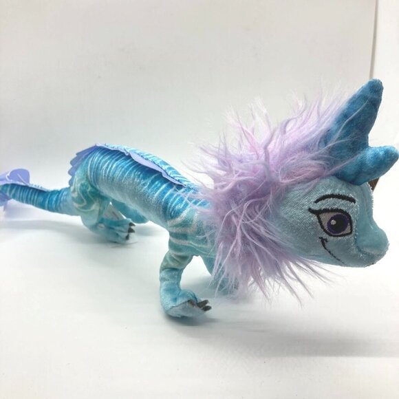 Disney RAYA The Last Dragon SISU 16" Plush Blue Purple Stuffed Animal Toy - Picture 1 of 10